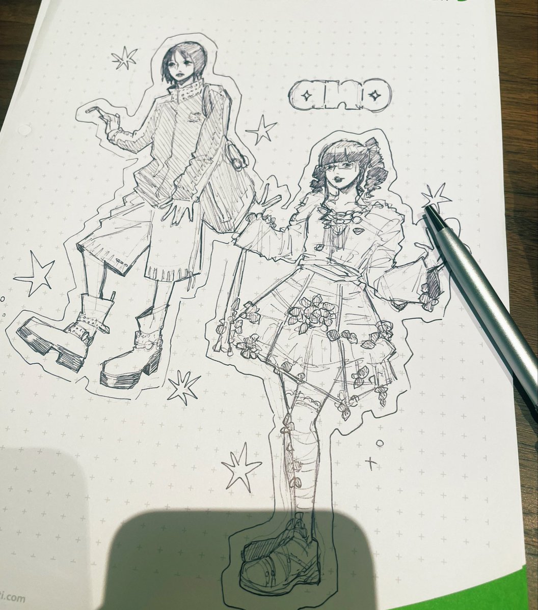あのちゃん1発描き
