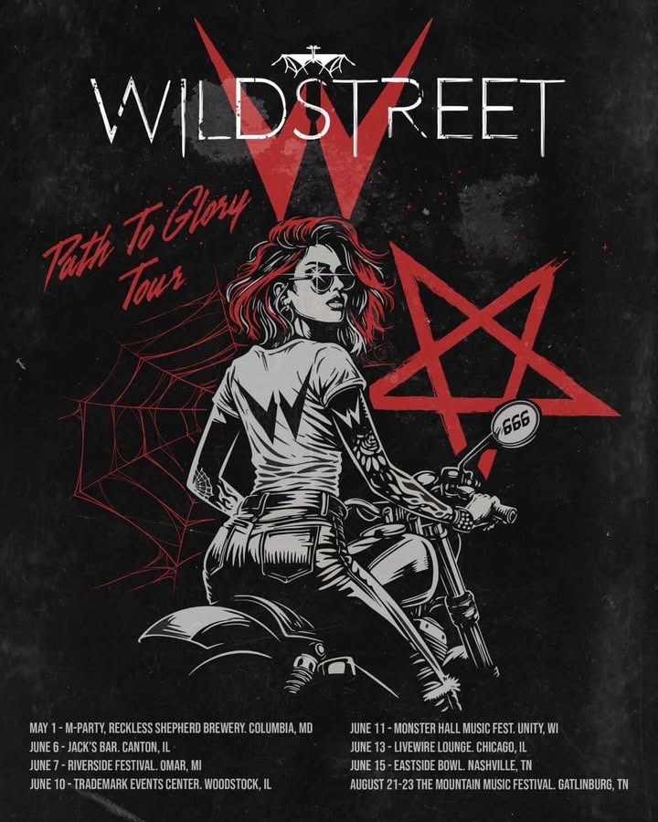 wildstreet's tweet image. Let’s ROCK! 🤘
@Wildstreet ‘Path To Glory Tour’ 
June 6: Canton, IL - Jack's Bar
June 7: Omar, MI - Michigan Riverfest
June 10: Woodstock, IL - Trademark Events Center
June 11: Unity, WI -  Monster Hall Events 
#livemusic #hardrock #wildstreet