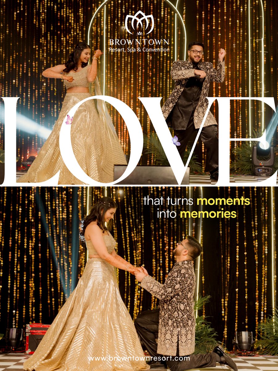 BrownTownResort's tweet image. Love that turns moments into forever memories.

From magical proposals to unforgettable celebrations, every second feels special at Browntown Resort. Where romance meets elegance and stories begin. Make your big moments truly timeless with us.

#browntownresort #weddingvibes