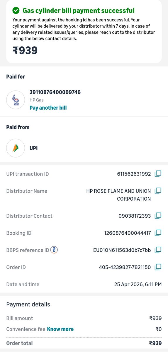 ritwikbrew's tweet photo. @MoPNG_eSeva what is the point of @HPCL providing gas cylinders beyond 35 days of order when claims are made about prompt delivery. complaints made about black marketing with no response in past 2 months https://t.co/r51aGIQjiv