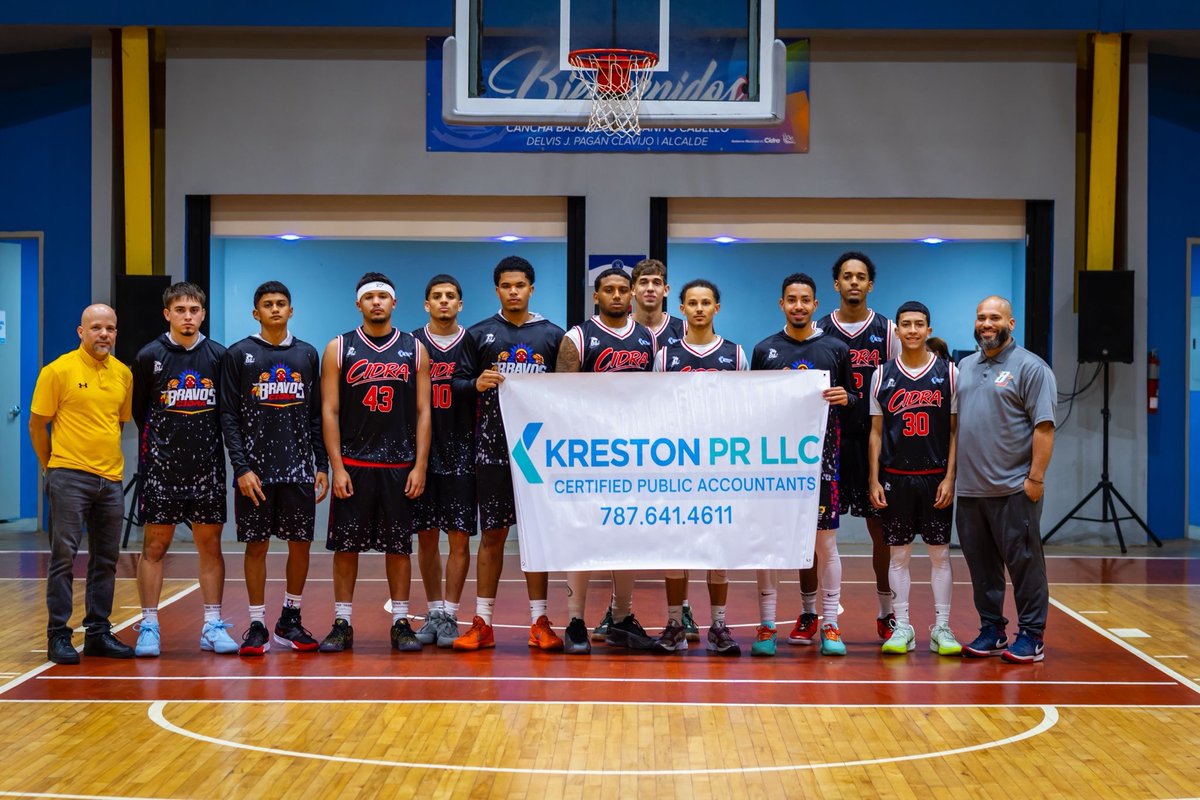 krestonprllc's tweet photo. Proud to support the #BravosdeCidra at their first home game of the season. 🏀

At #KrestonPuerto Rico, our commitment goes beyond business—we back the growth of our communities and local talent.

Special thanks to Antonio Cruz, Audit Manager, for representing the firm. https://t.co/f0rdLn7gGH