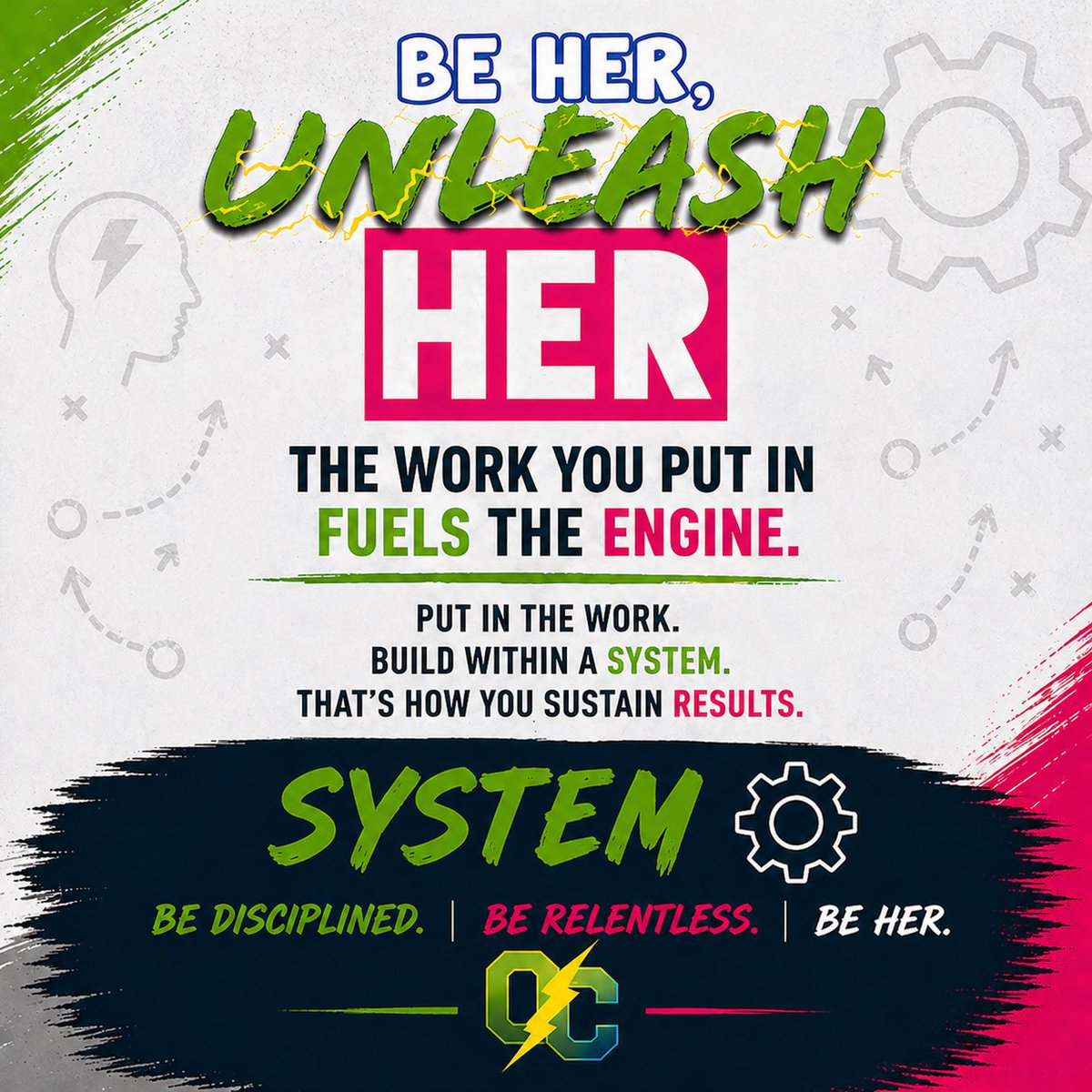 Organized_CHA02's tweet image. The Engine Series Vol. 1: Systems

👉 Built Systems Sustain What You Unleash

It’s having a system that allows players to:
• Be evaluated
• Have a plan
• Apply the work
• Measure growth

#TheEngineSeries⚡️ 
#BeHerUnleashHer⚡️ #PlayerDevelopment⚡️