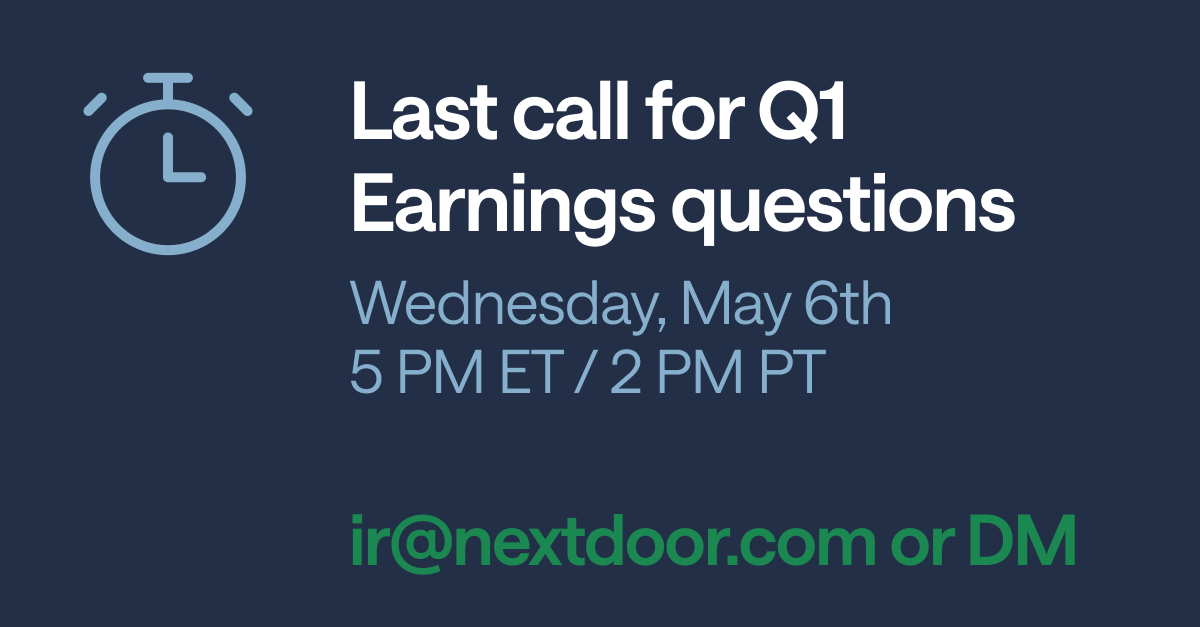 Nextdoor tweet media