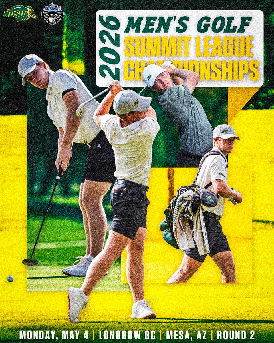 NDSU Golf tweet media