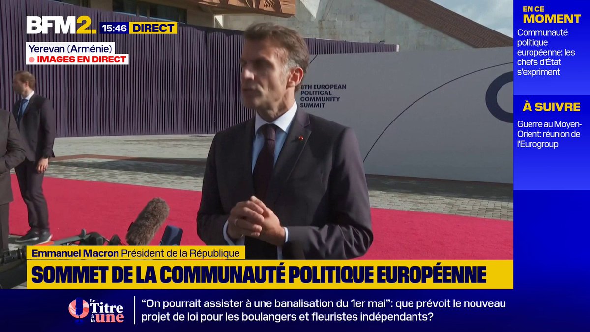 Emmanuel Macron : "L'Europe est à un moment de vérité, qui suppose plus d'unité, plus d'ambition. (...) Pour moi, on doit aller encore accélérer" #BFM2 