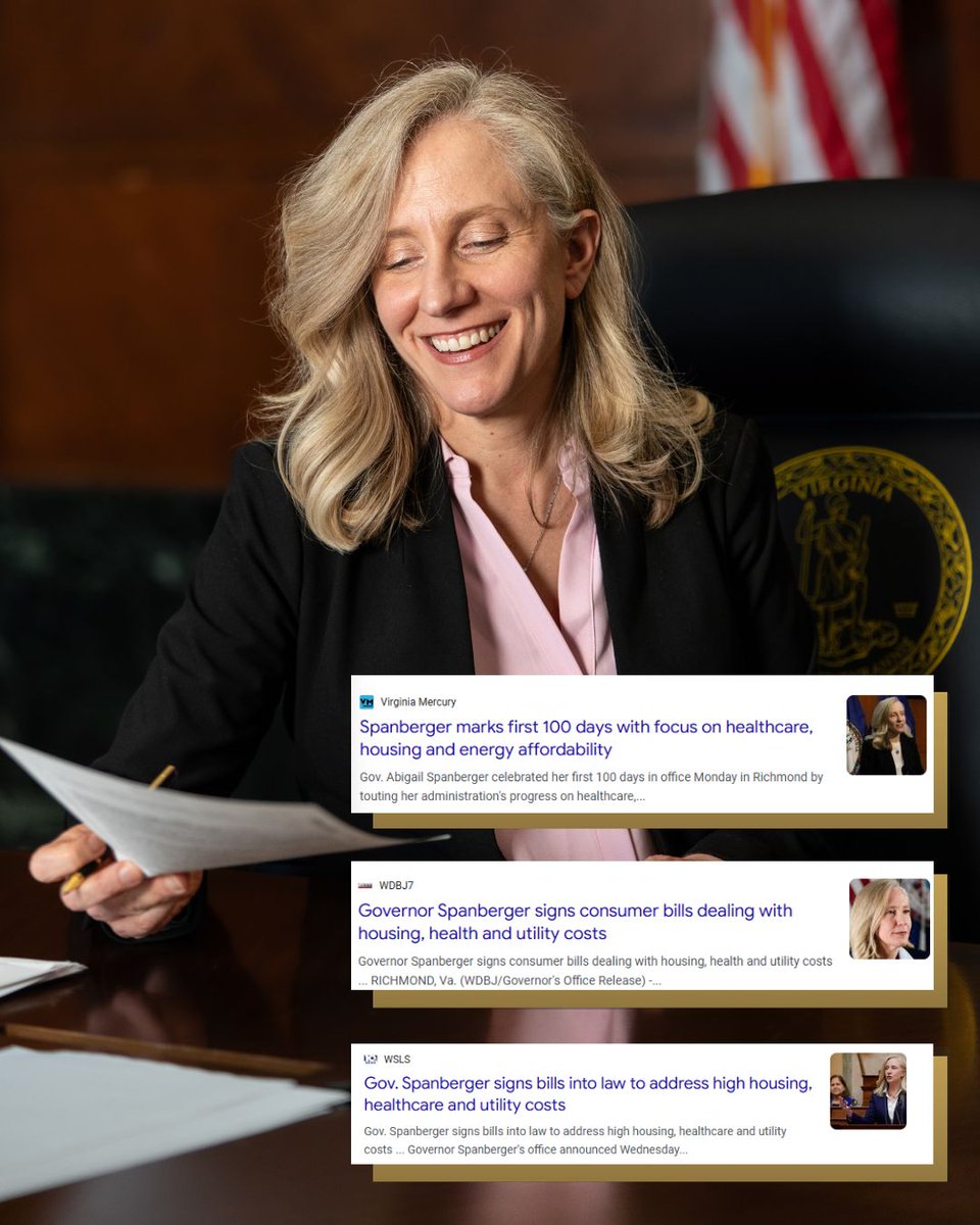Governor Abigail Spanberger tweet media