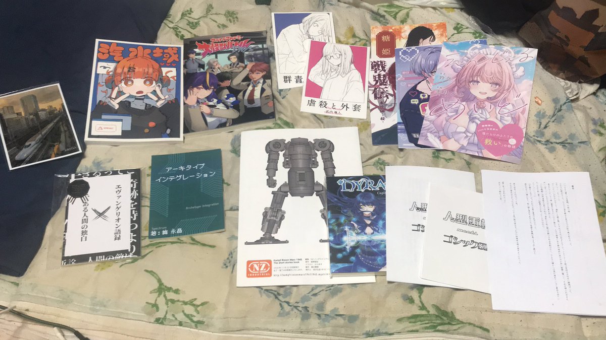 夢工房@5/4文学フリマ東京G-85〜86 tweet media