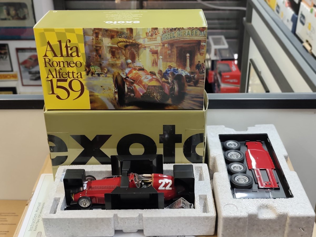 cars_tiny's tweet image. Fantasmagorica Alfa Romeo Alfetta 159 Exoto Scala 1:18 uno dei modelli piu’ affascinanti mai realizzati! Non in vendita, solo da ammirare! #tinycars #alfaromeo #scala118 #exoto #diecast