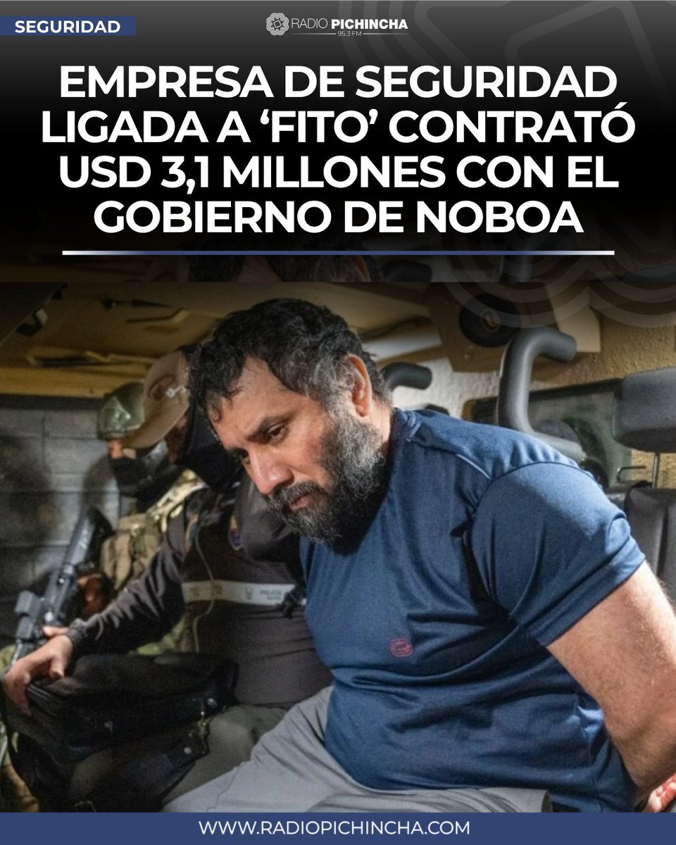 🔒#Seguridad | La compañía, señalada por sus vínculos con personas del entorno de “Los Choneros”, no contaba, según los documentos revisados, con autorizaciones y certificados para prestar el servicio de seguridad en Ecuador.
#LaRadioDeLasNoticias
Los detalles⤵️