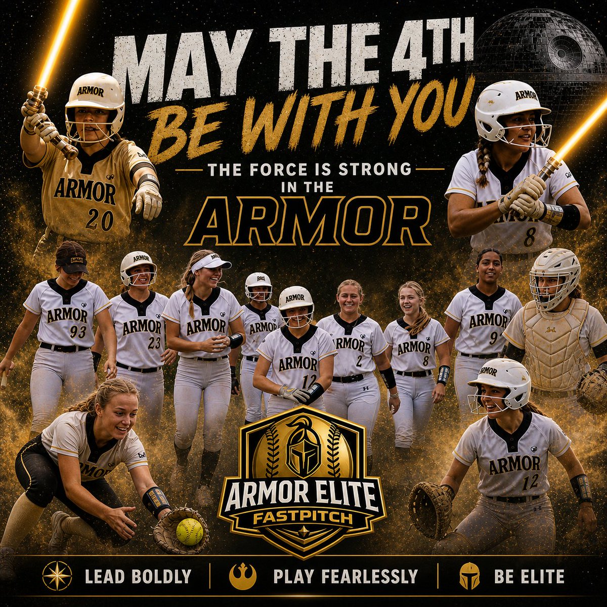 ArmorEliteFP's tweet image. We checked…
Still no lightsabers in the equipment bag.
So we’ll stick with what works - 
reps, discipline, and showing up ready.

The Force is strong in the Armor.
#BeElite #ArmorUp #MayThe4th #StillWaitingOnLightsabers