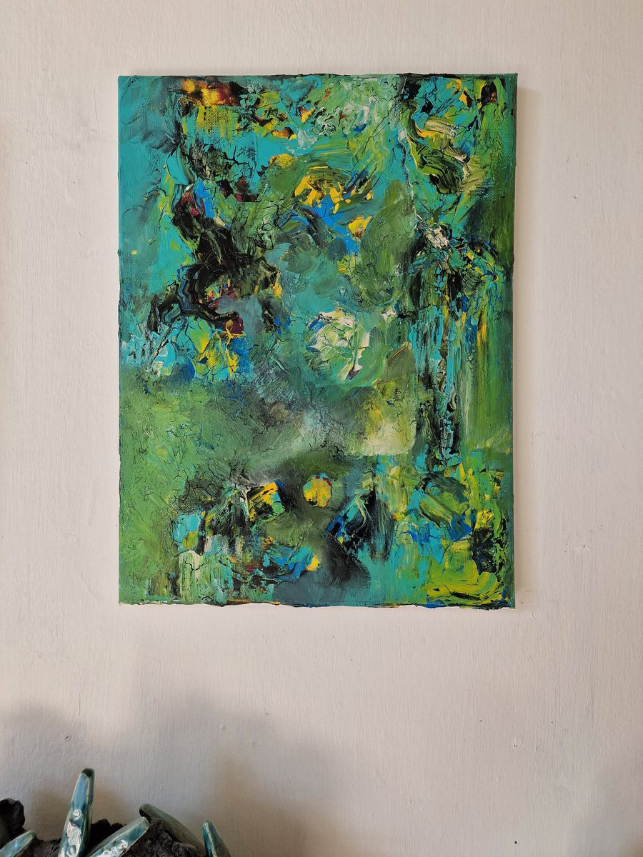 snappysna's tweet image. DEVOTION 
Oil on canvas - 2026
#oil on #canvas #arte #frankvandereijk #artist #amsterdam