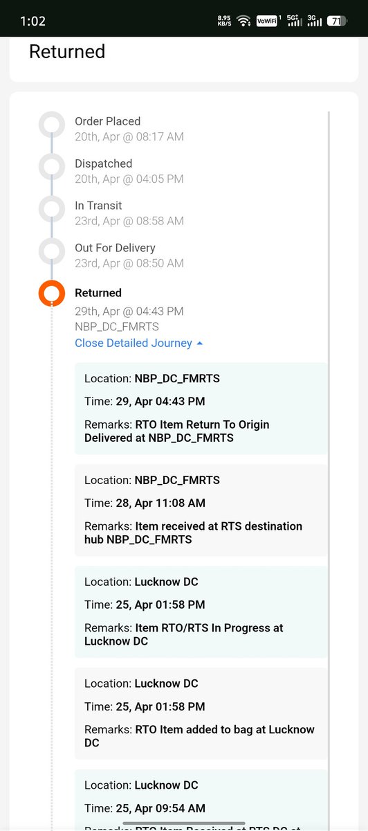 Durgesh89946385's tweet image. @fireboltt__ Emails to your support team are bouncing back with Delivery Incomplete errors. My order #2024253312939/1066750 was returned on 29th April, but still no refund. Why is your support team unreachable? Resolve this urgently! #FireBoltt #ConsumerComplaint #CustomerService