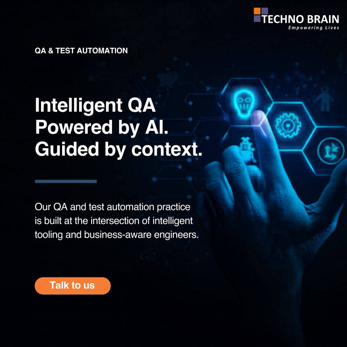 technobraingbs's tweet photo. AI is already transforming QA. https://t.co/yC5YKE42Zd