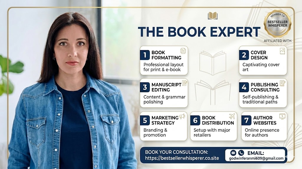 godwin56266's tweet image. Low sales? No visibility?
Let’s fix your book marketing.
Bestseller Whisperer Team
🌐 bestsellerwhisperer.co.site
📩 godwinferanmi@gmail.com
#BookPromotion #Writers