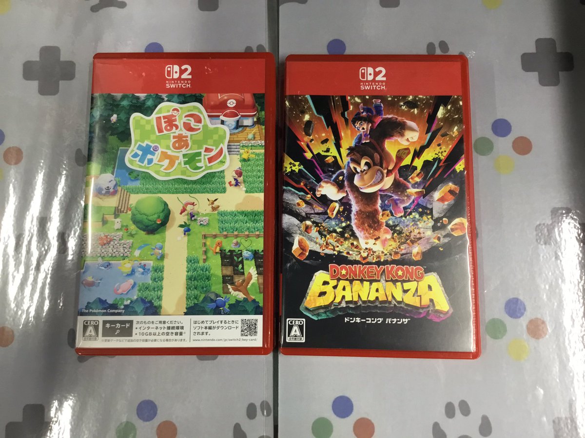switch2の商品を買い取りました‼️ 人気タイトルの「ぽこあ ポケモン
