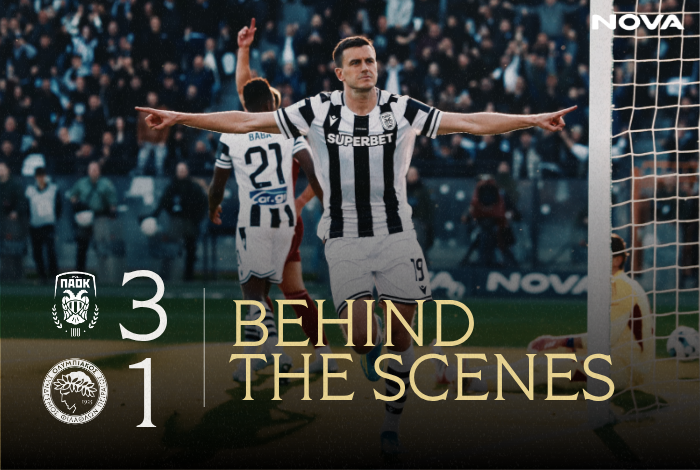 PAOK_FC's tweet image. #BehindTheScenes Το παρασκήνιο της αναμέτρησης κόντρα στον Ολυμπιακό από την παρακάμερα του #PAOKTV #PAOKOLY #StoiximanSuperLeague #PlayOffs @NovaGreece 

🔗youtube.com/watch?v=3VoLcx…