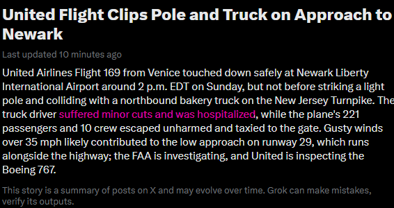 This guy called warren got hit by a United Airlines Flight  

He was hospitalised for Minor Cuts   

The Invincible Baker  

This guy is legit superman this will go soo viral