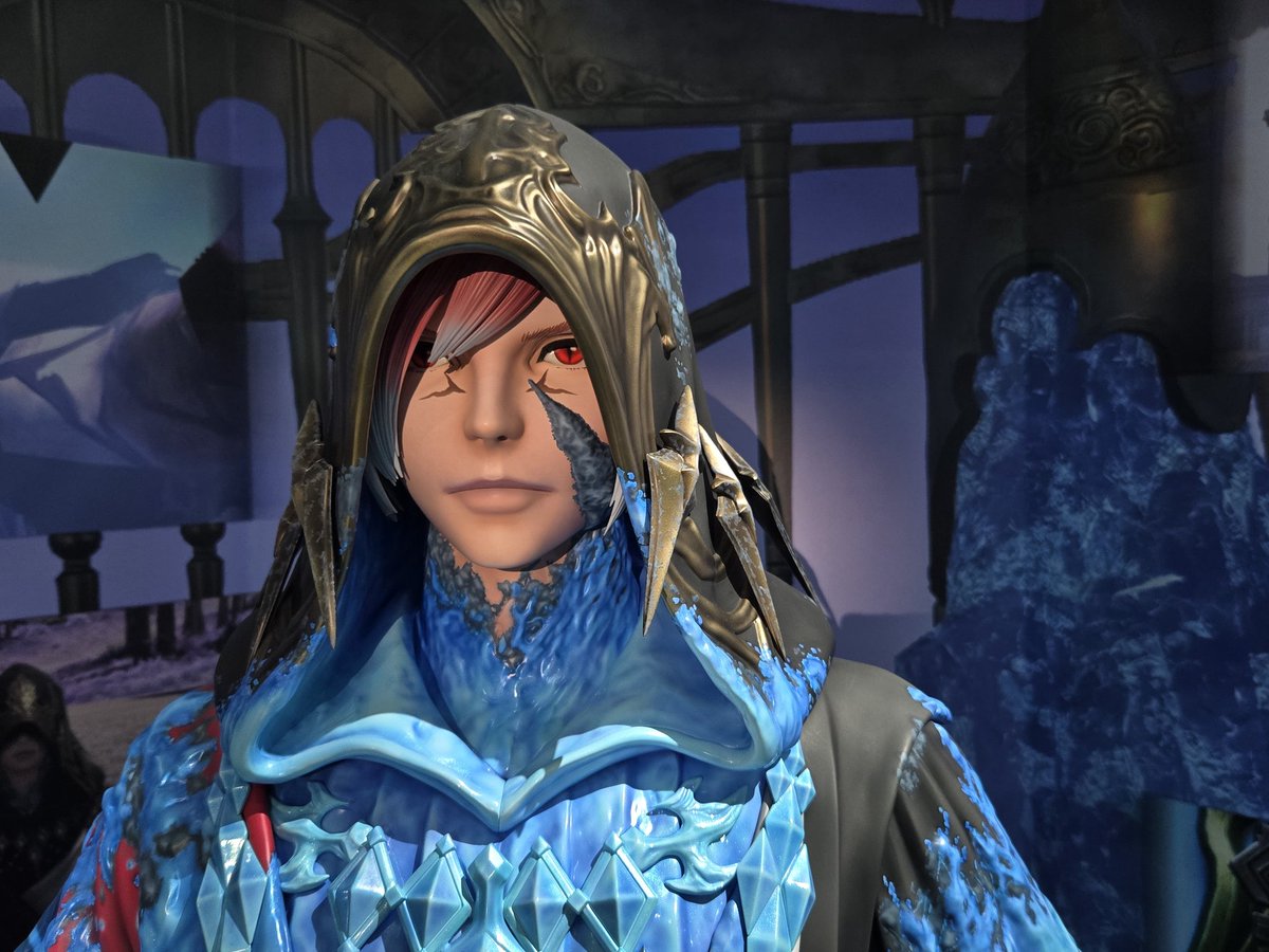 rarack_ff14's tweet photo. 光の戦士の軌跡展いってきました！
序盤は急かされてゆっくり見れなかったものの、中盤からは気が付いたら次の時間帯の方々が追い付いてしまうほどじっくり見れたので満足！お気に入りのニーズの横顔～
#ヒカセン展 https://t.co/xaWWFPI9K8