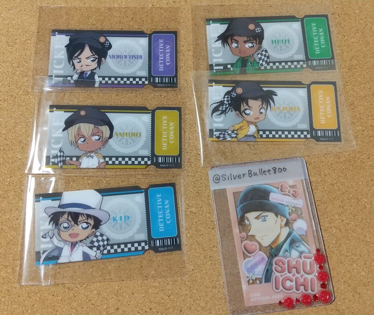 【交換】
名探偵コナン チェッカーフラッグ クリアカード

[譲]
画像のもの

[求]
赤井さん 1枚

ツイフィご一読ください。
よろしくお願いいたします。