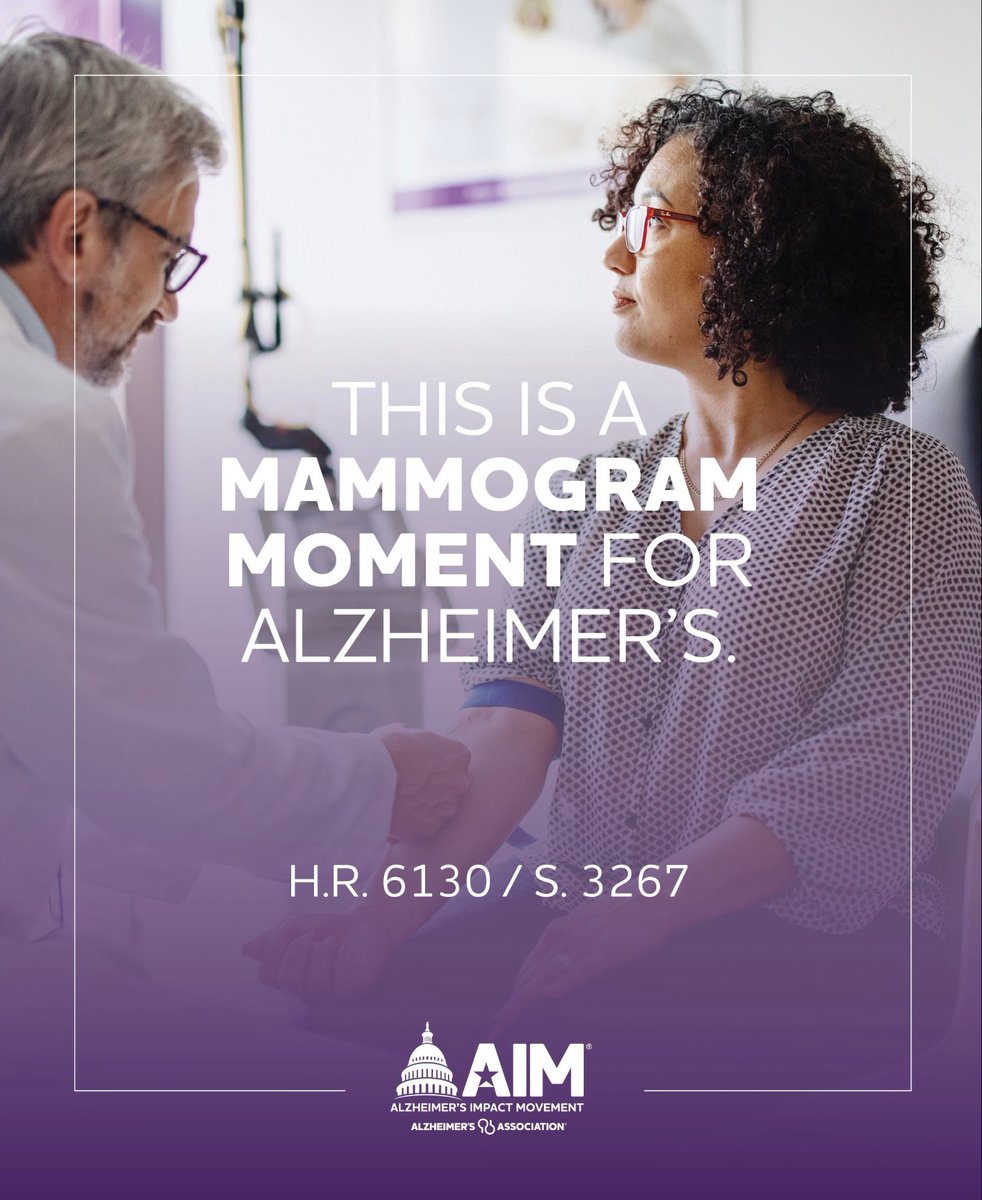flip2000ad's tweet photo. Researchers have developed simple blood tests to detect Alzheimer’s biomarkers, but this exciting progress exceeds what Medicare can cover under current law. By cosponsoring the #ASAPAct, @RepAndreCarson, you are expanding access to these discoveries! #ENDALZ https://t.co/pZ0Zc88Z87