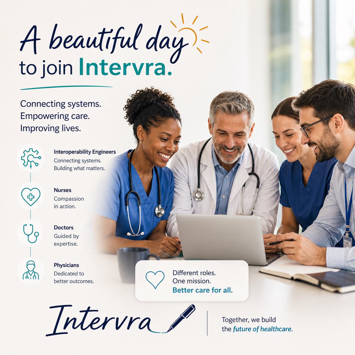Intervra's tweet image. It is a beautiful day for interoperability engineers connecting systems, nurses, doctors, and physicians delivering care every day to build what healthcare should be.

intervra.com

#Intervra #Imaging #HealthcareInnovation #FHIR #HL7 #DigitalHealth #PatientCare