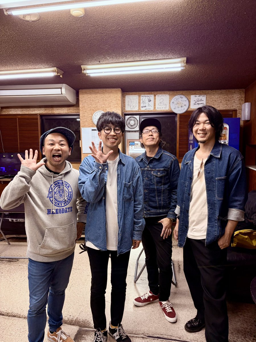 THE BOOGIE JACK、全員集合！ 久しぶりの4人でございました🥹