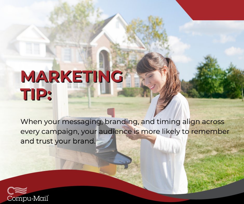 CompuMailLLC's tweet image. 💡 Marketing Tip

Consistency builds recognition. When your messaging, branding, and timing align across every campaign, your audience is more likely to remember and trust your brand.

#MarketingTip #BrandConsistency #DirectMail #CompuMailLLC