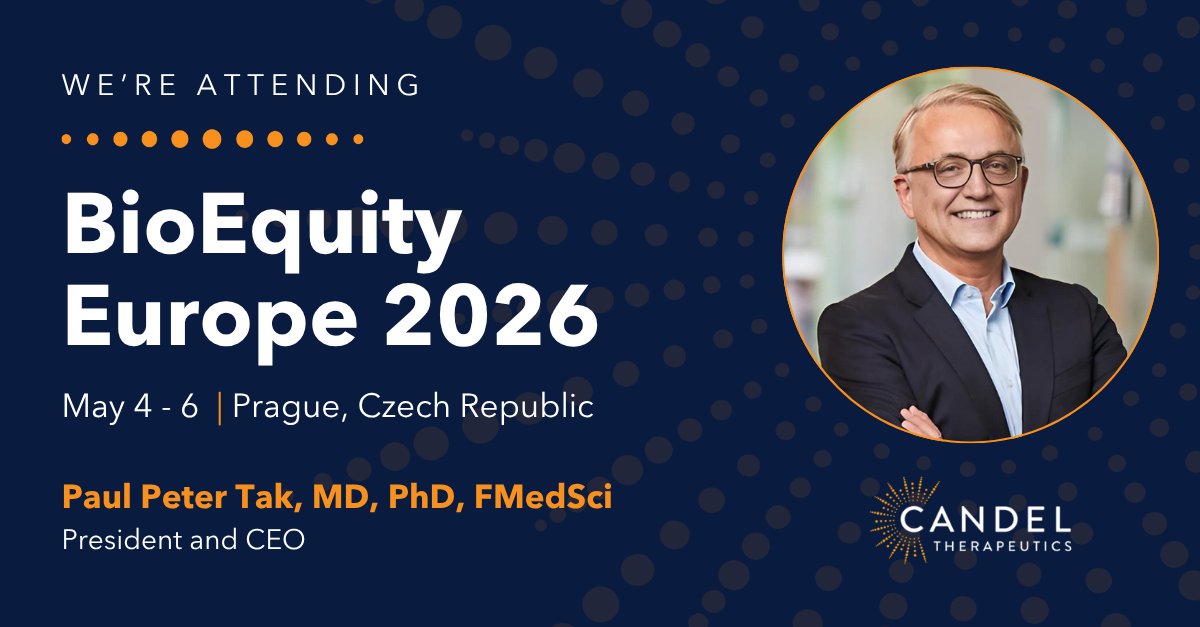 CandelTx's tweet photo. We are presenting at BioEquity Europe 2026 in Prague! 

Connect with our team to learn more about our viral immunotherapy pipeline across prostate cancer, NSCLC, and glioma. 

https://t.co/DAhqieJDGT 

@paulpetertak @BioCentury 

#ProstateCancer #Immunotherapy $CADL https://t.co/JXnzTdYtip