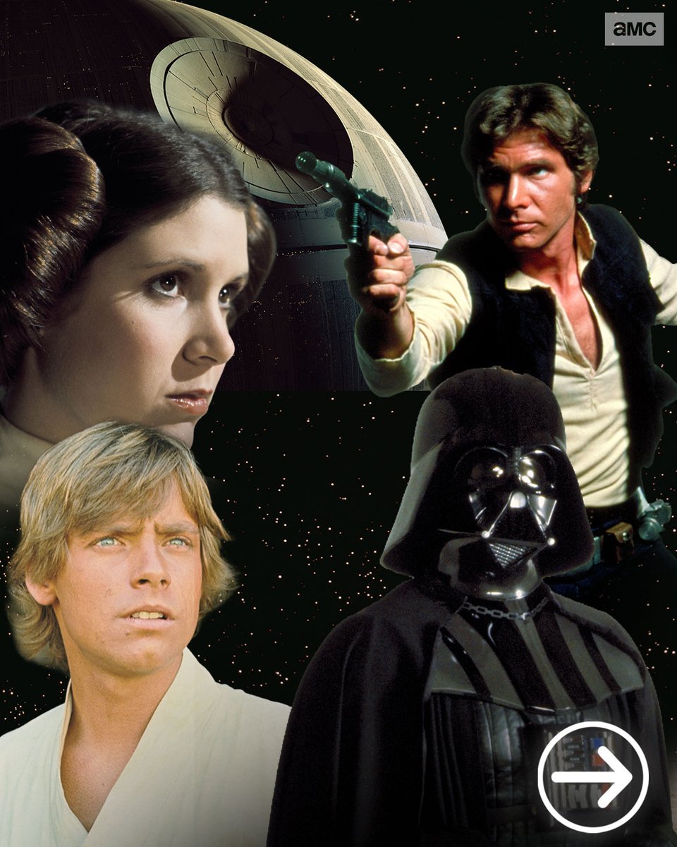 AMC_TV's tweet photo. May the 4th be with you, Jedi. 💫

Celebrate #StarWars today with #ANewHope tonight at 9 on AMC. https://t.co/HawPgTOdLa