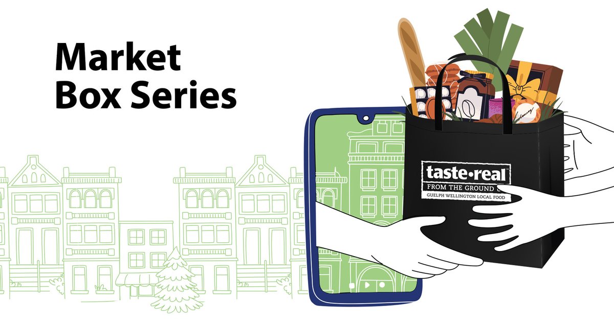 wellingtncounty's tweet photo. Have you heard? Taste Real's Farmers' Market Box Series is back by popular demand! Experience a curated selection of outstanding local products from one - or all! - seven local markets in Wellington County and Guelph. 

Orders are now open! https://t.co/9H23sb6nrp https://t.co/ncmjROcoAf