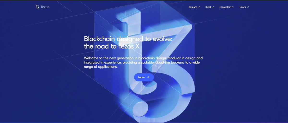 Tezos tweet media