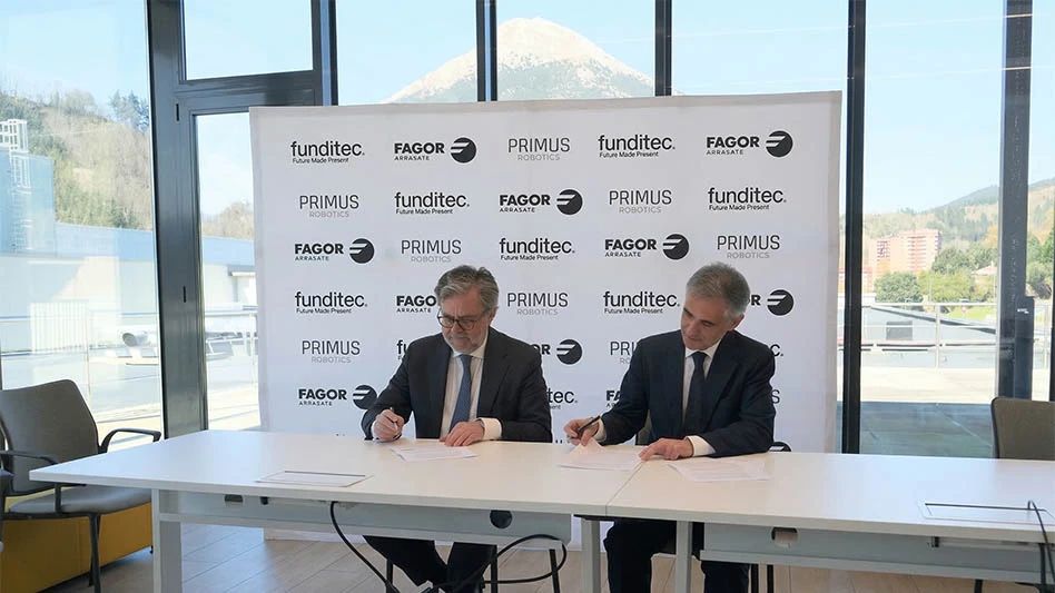 AMDMag's tweet image. Fagor Arrasate, Funditec to develop humanoid robots. Learn how the joint venture Primus Robotics will combine AI for autonomous systems with advanced industrial manufacturing capabilities: buff.ly/TkMr5HJ #amdmag #aerospace #defense #manufacturing