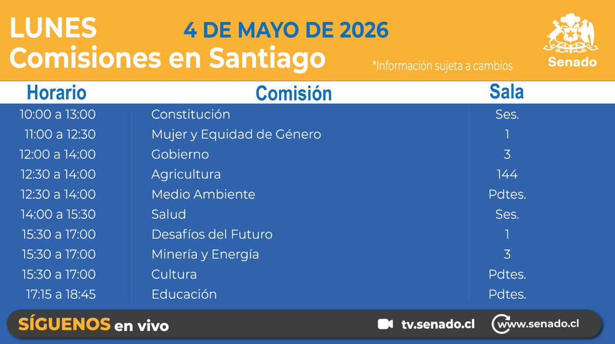 Senado Chile tweet media
