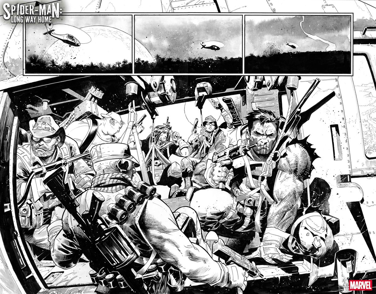 TheComicAwakens's tweet image. Marvel nos comparte nuevas portadas y un adelanto de Spider-Man: Long Way Home #1, cómic que saldrá a la venta el 17 de junio.
#Marvel #SpiderMan #Punisher #Hulk