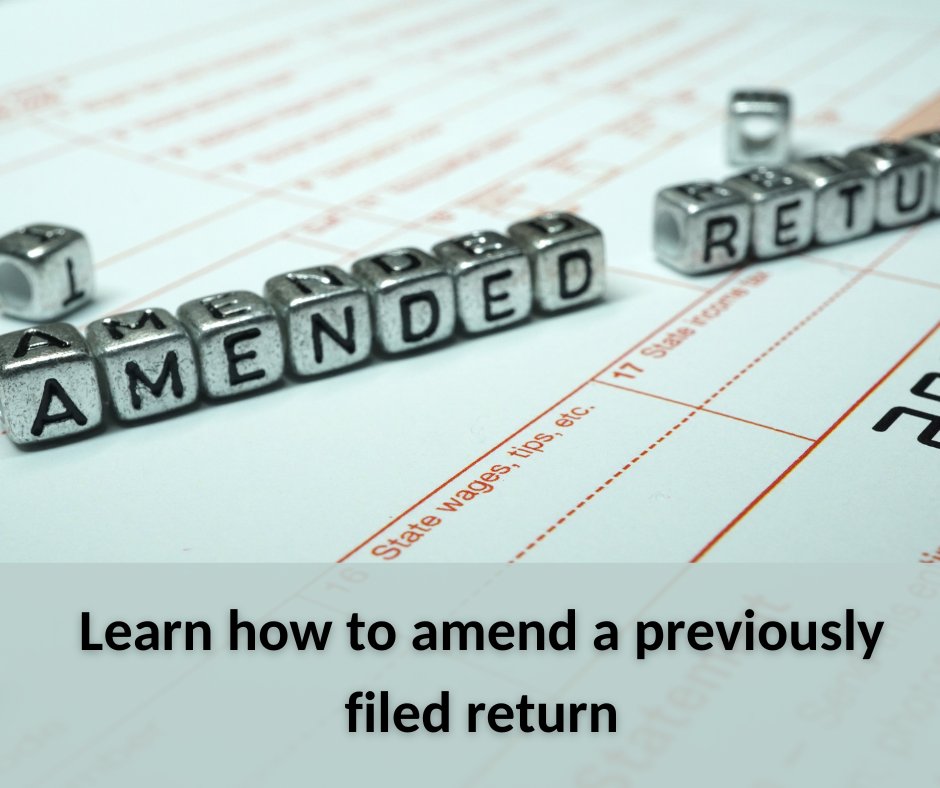 MassRevenue's tweet photo. Need to change your tax return? Learn how to amend it at https://t.co/qez0qaWoRR https://t.co/UJzeW8IaOX