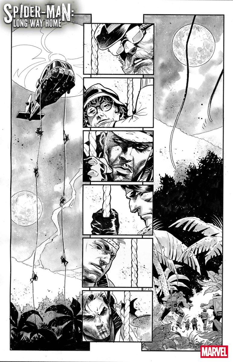 TheComicAwakens's tweet image. Marvel nos comparte nuevas portadas y un adelanto de Spider-Man: Long Way Home #1, cómic que saldrá a la venta el 17 de junio.
#Marvel #SpiderMan #Punisher #Hulk