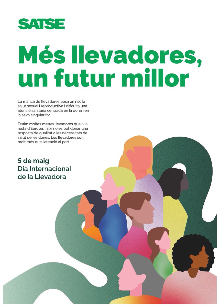 SATSECatalunya's tweet photo. 📉només 1 llevadora x 1500 dones: menys temps, prevenció, acompanyament i  salut
✊ calen places, millors condicions i reconeixement real
💜 defensem les llevadores  per la salut de totes les dones #MésLlevadoresMillorFutur #5Maig #DiaMundialdelaLlevadora

https://t.co/Ee4t7Kunub https://t.co/ybhe7ZCY7X