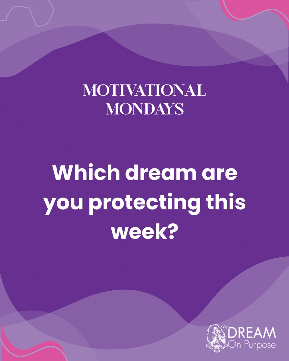 Dreams keep your spirit alive. Which dream are you protecting this week? Inspire someone by sharing your vision.

#blackliterature #dreambig #mondaymotivation #inspiration #dreamonpurpose