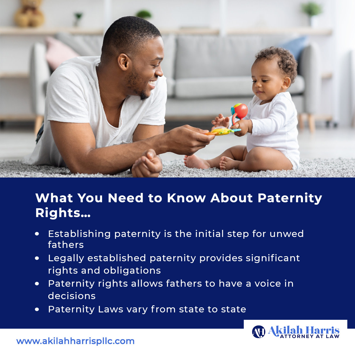 AkilahHarrisEsq's tweet image. Gaining and Protecting Your Paternity Rights...
LEARN MORE...  akilahharrispllc.com/what-you-need-…

#paternity #paternityrights #pregnancy #pregnant #marriage #divorceattorney #divorcelawyer #fortlauderdale #pembrokepines