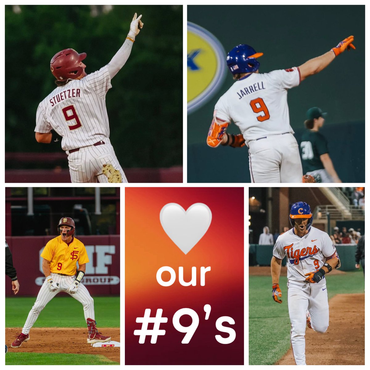 kstuetzer22's tweet image. BIG WEEK Y’ALL!!!!! We absolutely love our #9’s! Boys, you both make me so PROUD! Give it your best this coming weekend and have so much fun! This is what life’s about! Love you both!!! 💛🧡⚾️ #gonoles🍢 #gotigers🐯 @JStuetzer @jacobjarrell_