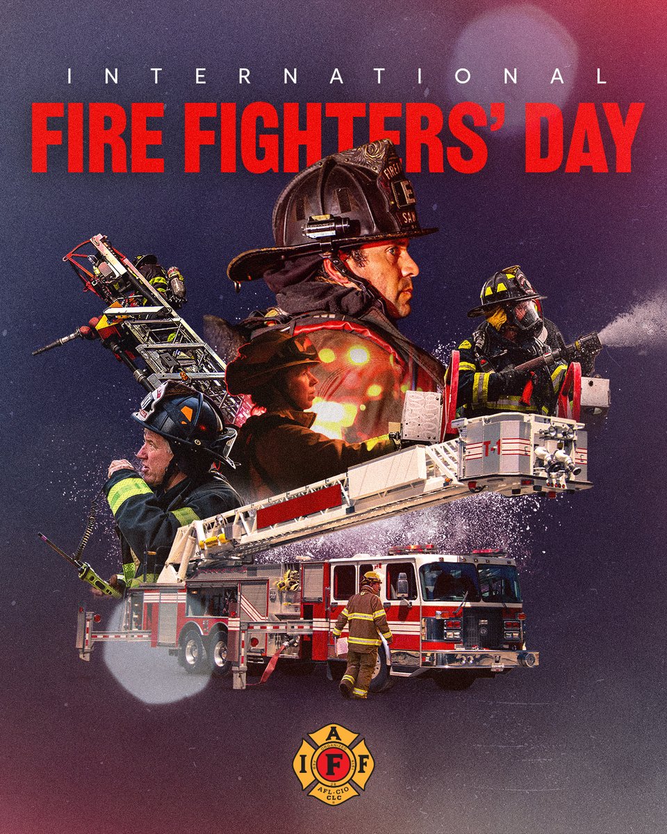 IAFFofficial's tweet image. 🔥 #InternationalFirefightersDay

Recognizing the work fire fighters do every day – from the fire ground to the communities they protect.