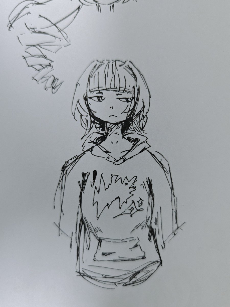 _ray_nm_'s tweet photo. いいパーカ描けた https://t.co/Bg7pberVgr
