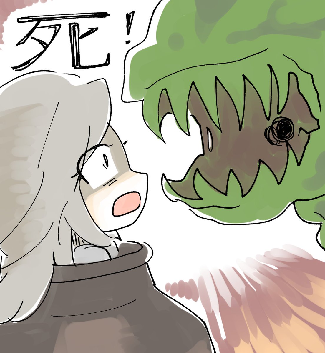 やばたにの絵(描いたことない人を描く会と死) 