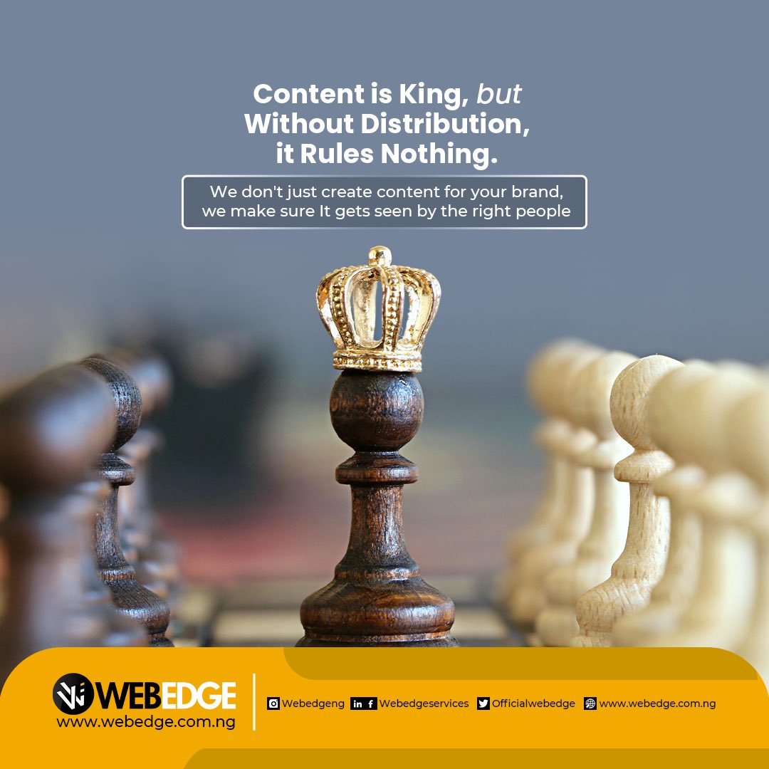 OfficialWebedge's tweet photo. Many brands create great content… but still struggle to get little or no visibility.
The problem isn’t always the content—it’s getting it in front of the right audience.
#WebEdge #ContentMarketing #BrandVisibility #Brandgrowth
Atiku Peter Obi Liverpool https://t.co/AkLBt5pxot