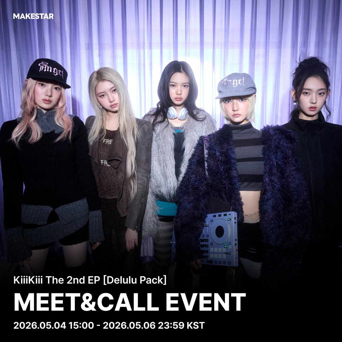 韓国対面サイン会＆ヨントン] #KiiiKiii The 2nd EP [Delulu Pack