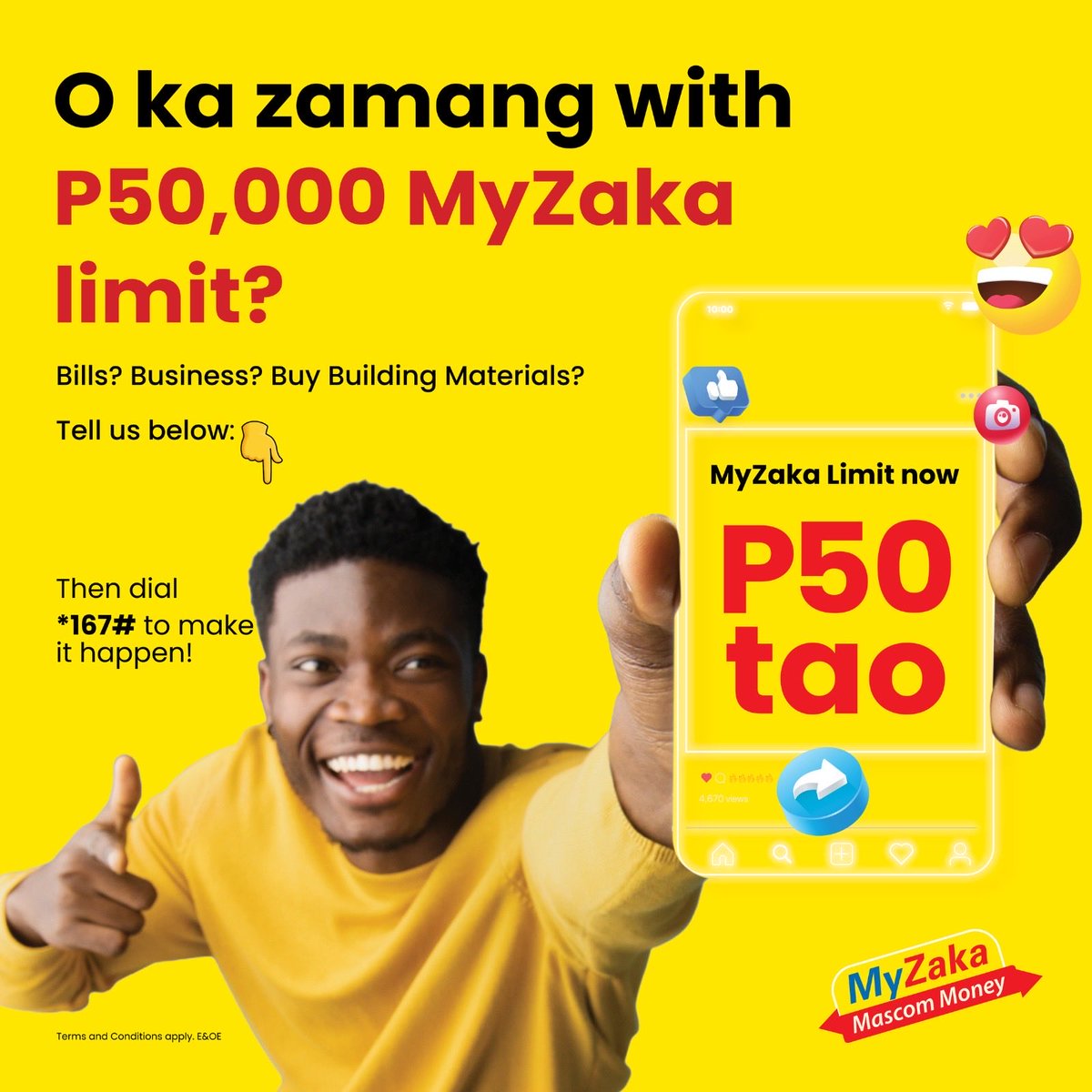 Mascom tweet media