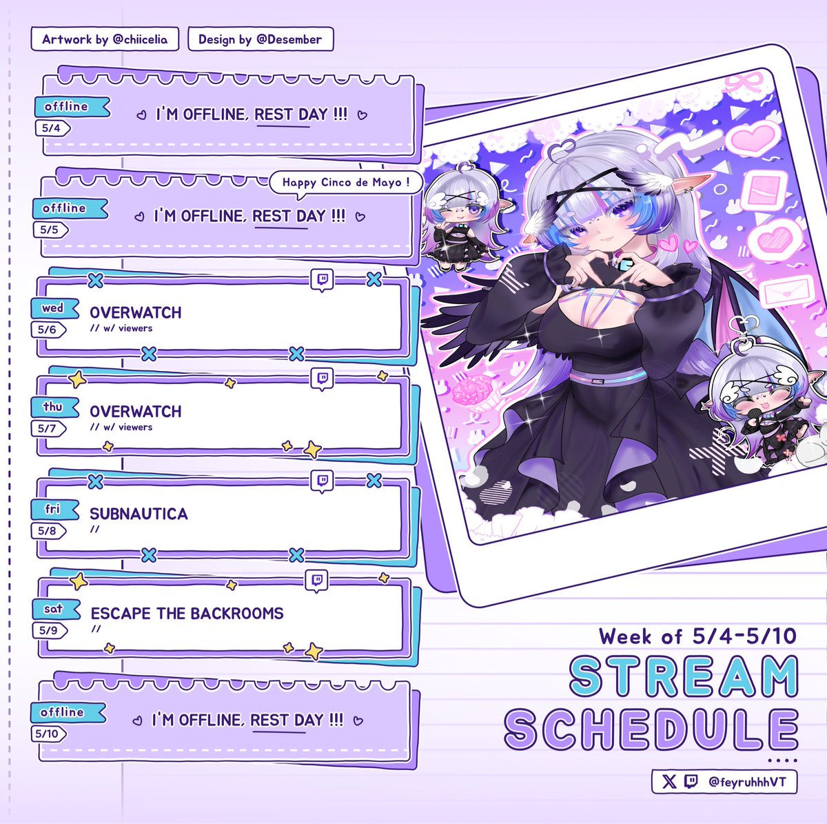 Fey 🪽💜 |『 VTUBER 』 tweet media