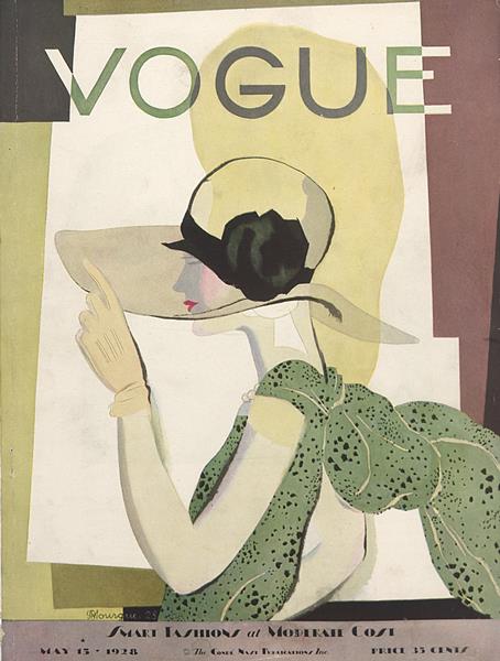 Front cover of Vogue, May 15th 1928