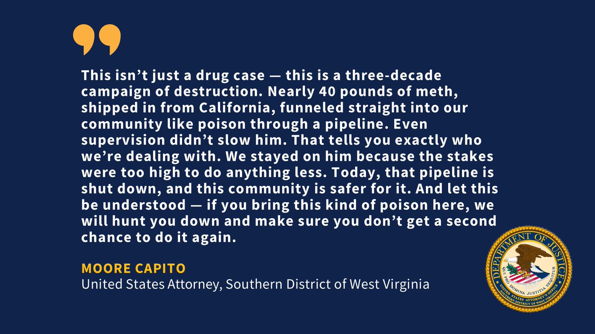 U.S. Attorney SDWV tweet media