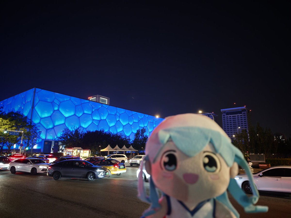 イカちゃん in Beijing Olympic Center #イカ娘 #イカちゃん